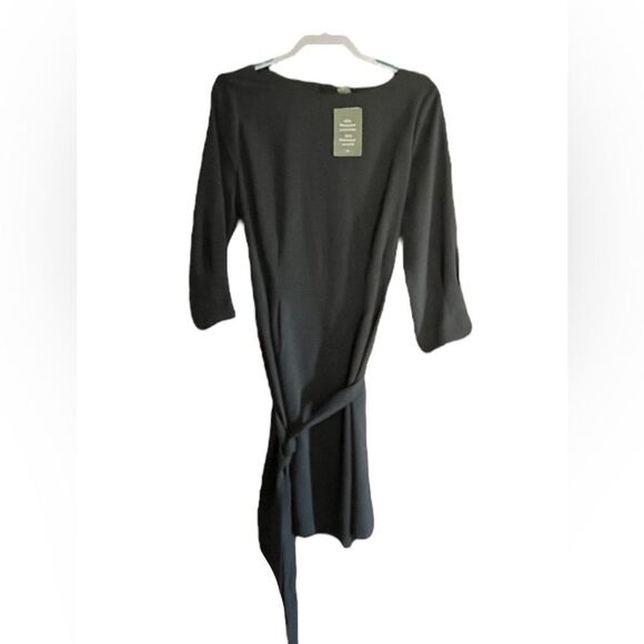 NWT H&M DRESS WOMEN SIZE LARGE DARK GREEN NEW WITH TAGS - Picture 1 of 7